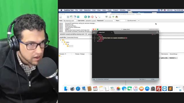 Filezilla and Sublime macos - Mac ضبط الفايلزلا ومحرر الاكواد والعربية смотреть онлайн