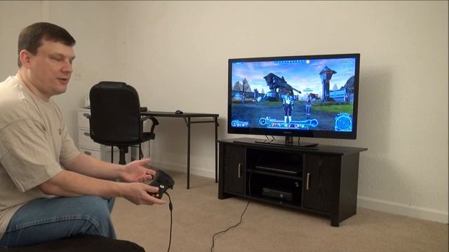 SWTOR with Xbox 360 controller and TV смотреть онлайн