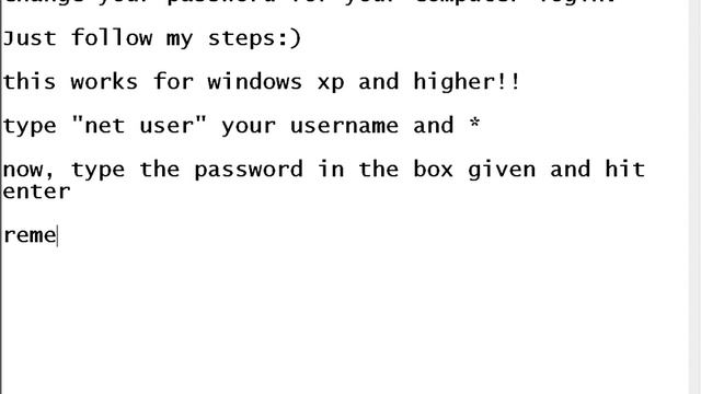 how to reset your password for windows xp or higher! смотреть онлайн