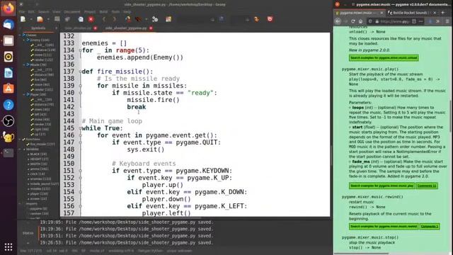 TokyoEdTech Live Stream: Simple Sidescrolling Shooter in Pygame Part 2 смотреть онлайн