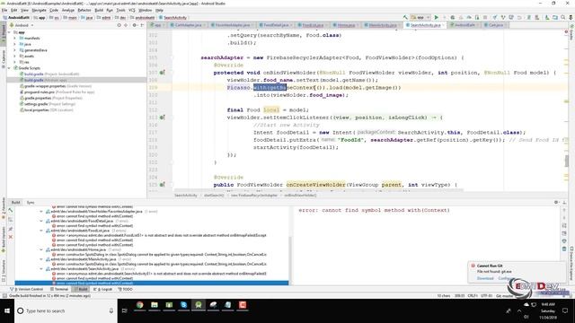 Android Studio Tutorial - Order Food part 66 Client App Update all libraries to latest смотреть онлайн