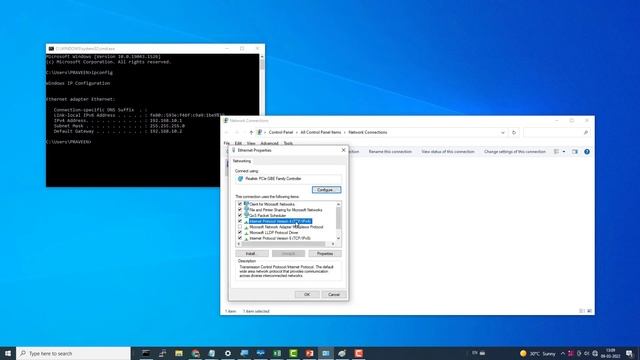 Manual / Static IP assigning IPv4 Setting in Computer | 2022 | कंप्यूटर में मैनुअल आईपी कैसे करें ? смотреть онлайн