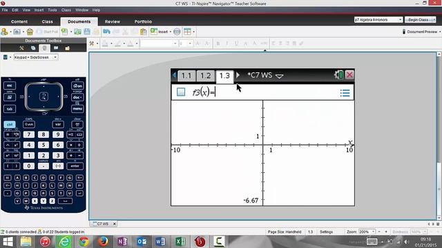 Alg2-H - 7.0 Notes - Using the Nspire on Quadratics смотреть онлайн