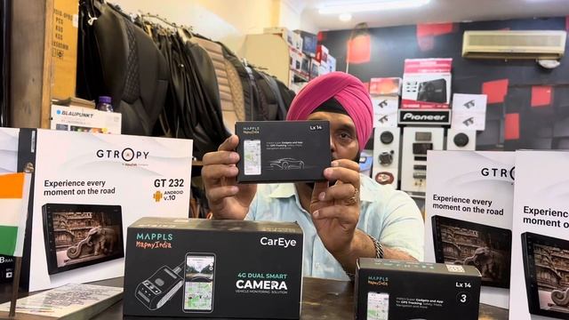 MapmyIndia android stereo Dashcam and tracker GTROPY смотреть онлайн