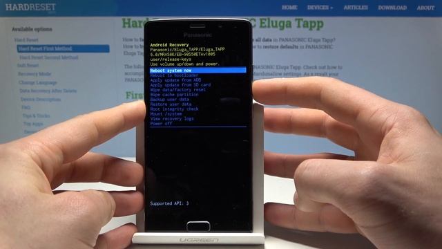 How to Boot into Recovery Mode in Panasonic Eluga Tapp смотреть онлайн