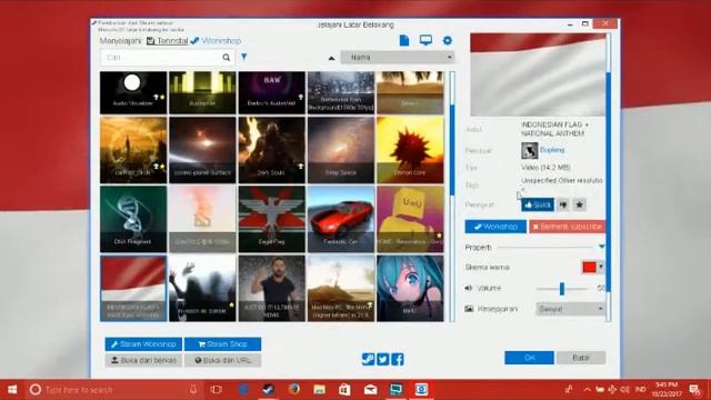 Wallpaper Engine Indonesian Flag смотреть онлайн