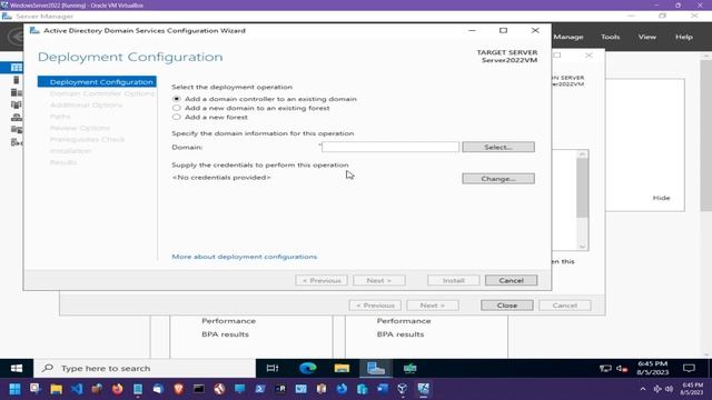 Install ACTIVE DIRECTORY DOMAIN SERVICES on Server 2022. Alongside, DNS and .NET Framework 3.5. смотреть онлайн