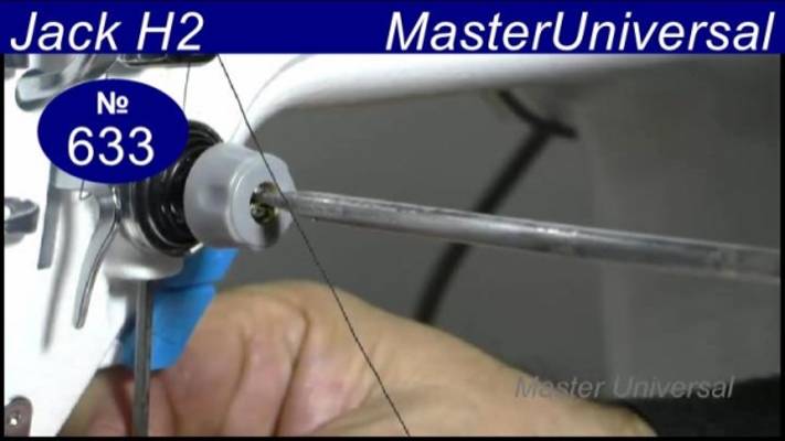 Как отрегулировать компенсационную пружину на тонкую нитку для EVA ковриков. Ч.2. Видео № 633.