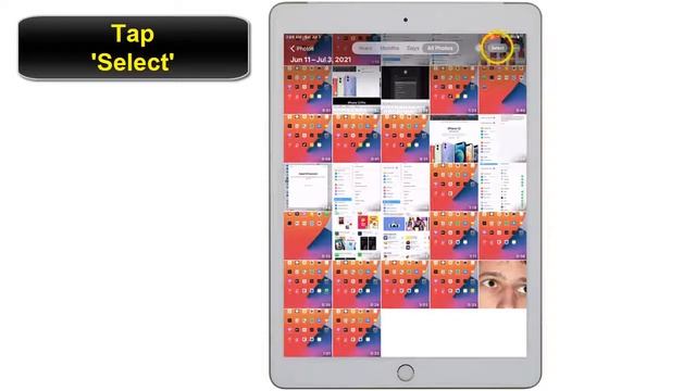 How to delete all photos from iPad at once смотреть онлайн