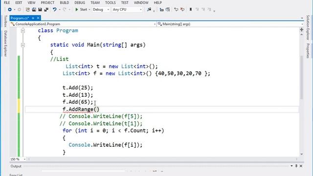 List C# Course смотреть онлайн