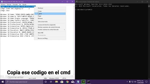 Activa Windows 10!! || Cualquier Version!! || Sin Programas!! || Rápido!! смотреть онлайн