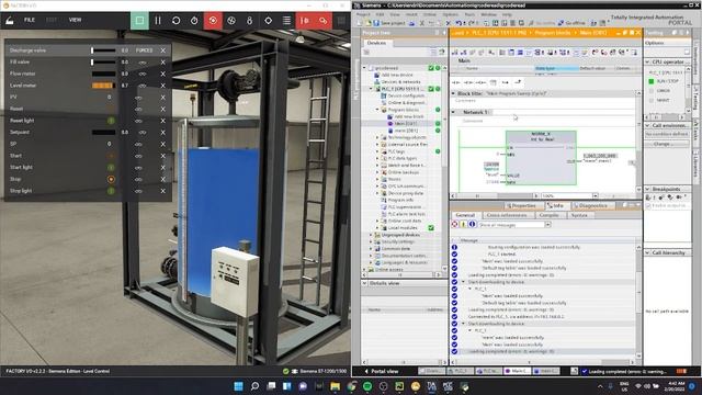 Read Data Level using QR Code on Siemens S7-1500 смотреть онлайн