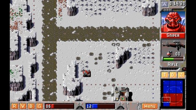 Z - PC MS-DOS (1996) - Level 12 Heavy Metal - DOSBox 0.74 Emulator - English Gameplay Windows 10 смотреть онлайн