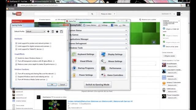 COMO HACELERAR RENDIMIENTO JUEGOS PC | Game Fire смотреть онлайн