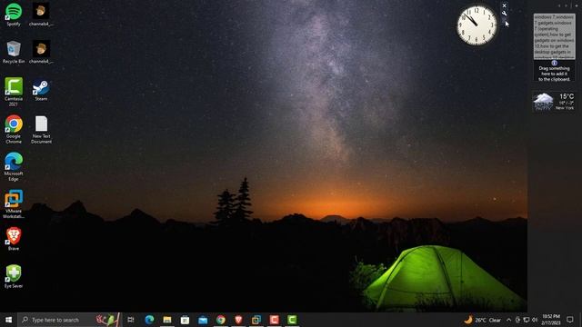 How to Get Desktop Gadgets in Windows 10 смотреть онлайн