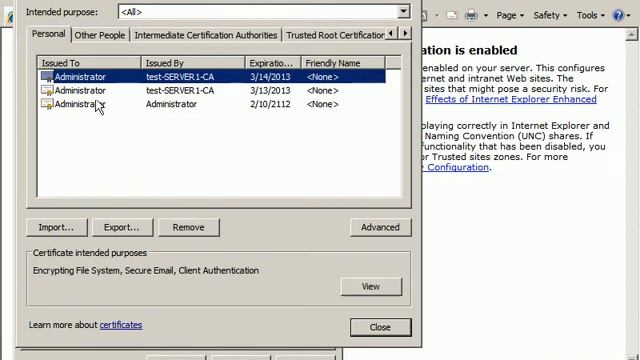 tamplete.In Certificate In windows 2008 R2 смотреть онлайн