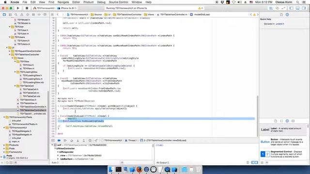 21 Objective C UI - view loading and model flow смотреть онлайн