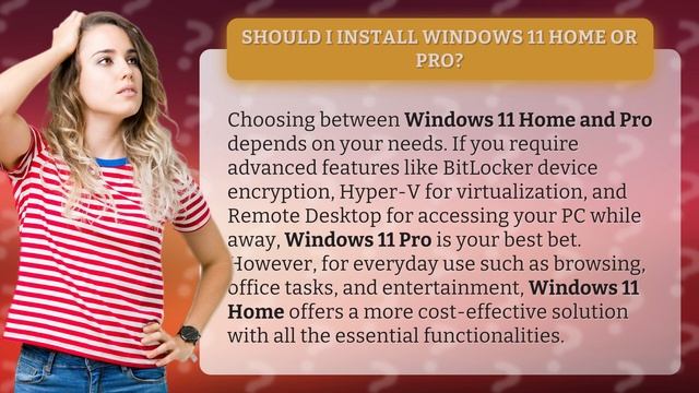 Should I install Windows 11 Home or Pro? смотреть онлайн