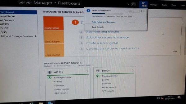 Activating Hyper -V Manager in windows server 2019