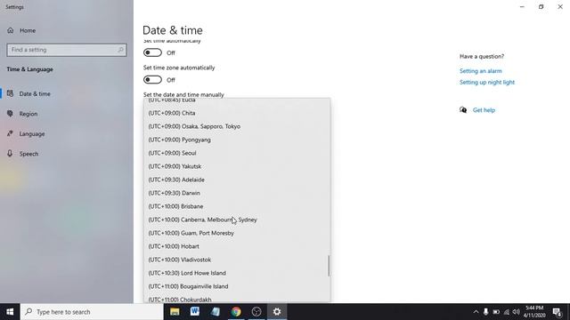 How to set / change Date and Time in Windows 10 смотреть онлайн