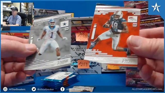 Trevor Lawrence & Mac Jones RC, Russell Wilson Heroes - 2021 Prestige Football H2 Hybrid Box Break! смотреть онлайн