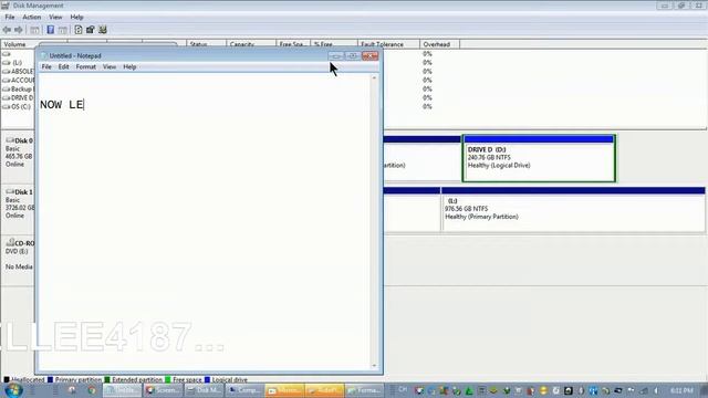 EASY WAY TO MAKE PARTITION FOR EXTERNAL HARDISK FOR WINDOW 7 смотреть онлайн