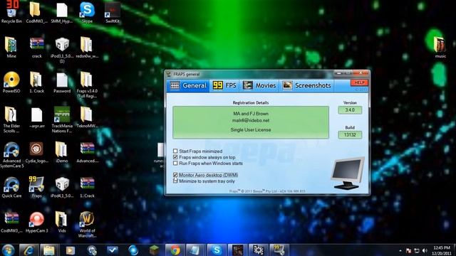 How to record your desktop with fraps смотреть онлайн