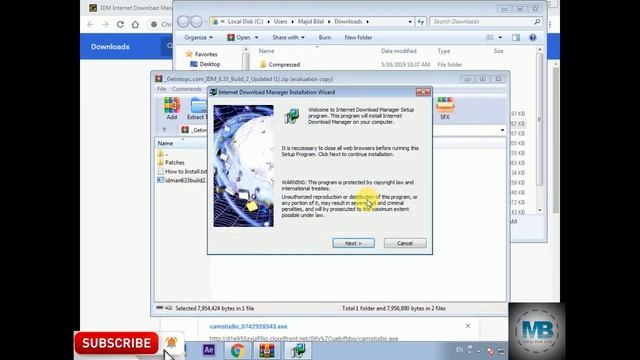 How To Download and activate IDM 6.33 64 and 32 bit 2019. смотреть онлайн