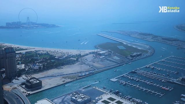 From My Room Window - Time lapse - Marina Towers - Ain Dubai - Dubai - UAE - Canon M50 Mark II - دب смотреть онлайн