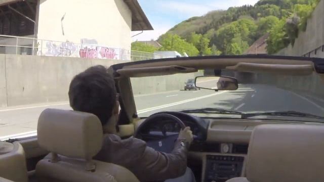 Maserati Biturbo Spyder i - short drive w/ great exhaust sound! смотреть онлайн