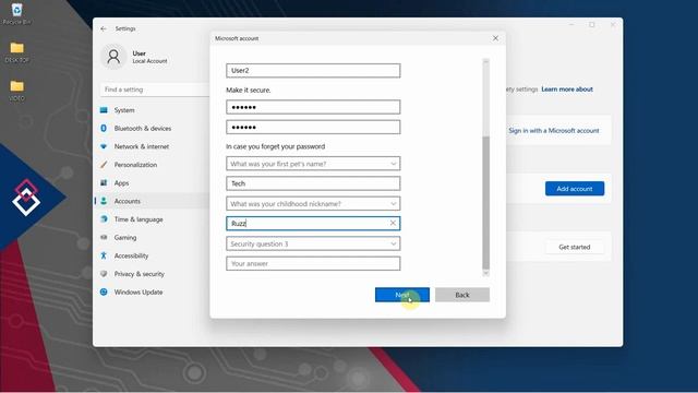 How to Add New User Account on Windows 11 Without Microsoft Account #000 смотреть онлайн