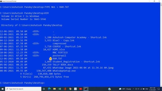 HOW TO CREATE, OPEN AND VIEW NEW TEXT DOCUMENT USING DOS смотреть онлайн