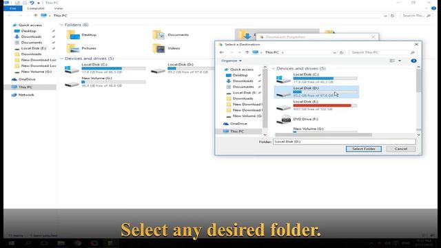 How to change download location in window 10 | technology power смотреть онлайн