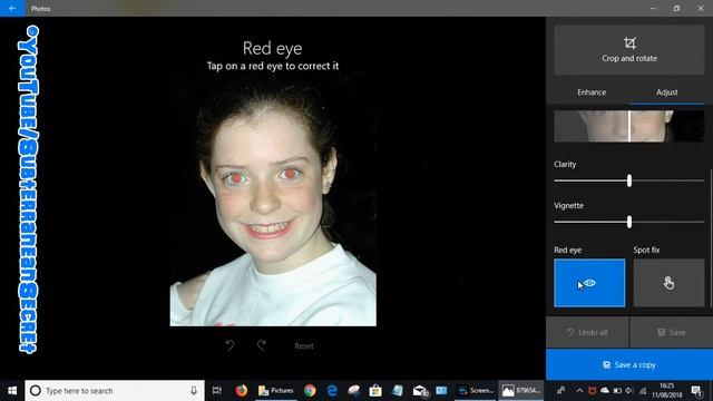 How to Remove Redeye from a Digital Image Using Windows 10 смотреть онлайн