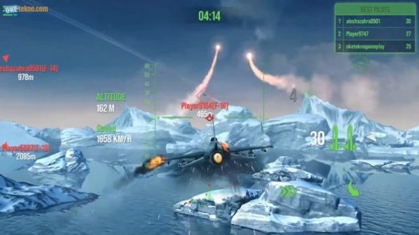 Modern Warplanes: Game Shooter PvP Jet Tempur (Android/iOS) Gameplay | OketeknoGameplay