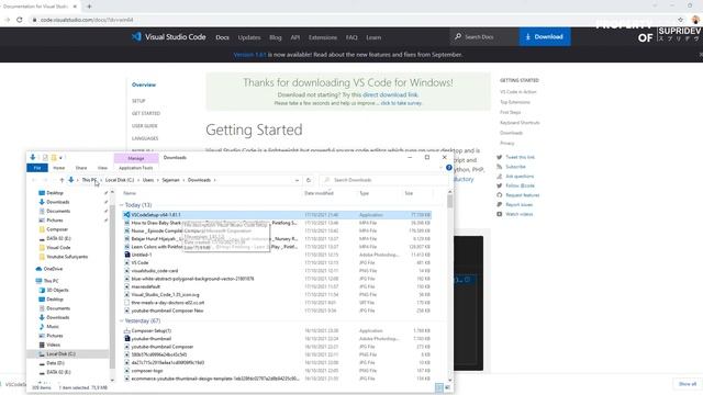 Mengenal & Instalasi Visual Studio Code pada Windows 10 64bit смотреть онлайн