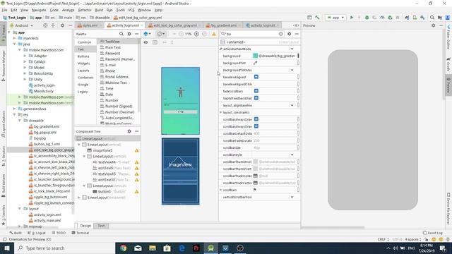 EP1.พื้นฐานการออกแบบหน้า Login ด้วย Android studio ,และ config Statusbar смотреть онлайн