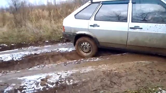 по грязи ваз 2109