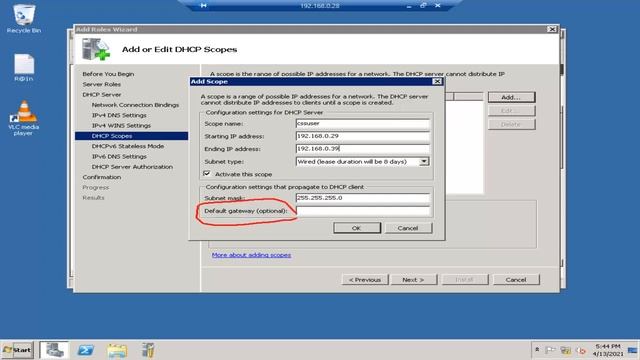 Configuring DHCP on Windows Server 2008 смотреть онлайн