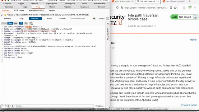 LB1 File path traversal simple case смотреть онлайн