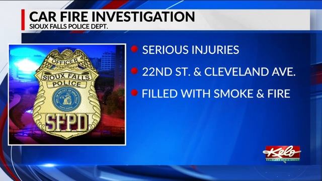 Sioux Falls Police pull person out of smoke-filled car смотреть онлайн