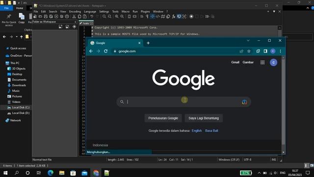 Cara Edit File Host di Windows 10 Secara Manual pakai Notepad++ смотреть онлайн
