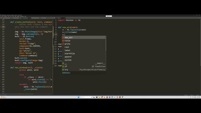 Many windows in python with tkinter (part 1) смотреть онлайн