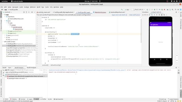 Cara mengganti Package dan Aplication ID Android Studio смотреть онлайн