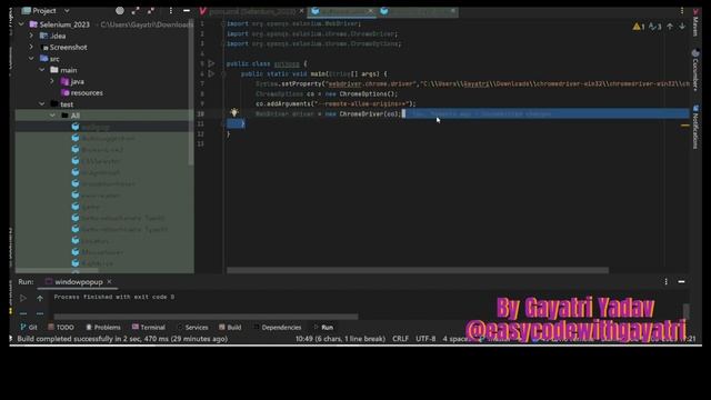 #easycodewithGayatri| / How to Handle Authentication Popup in Selenium Web Driver#subscribe смотреть онлайн
