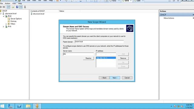 How to configure DHCP Scope and provide user end смотреть онлайн