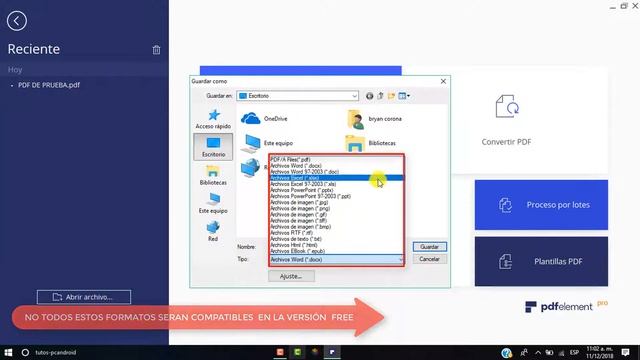 Wondershare PDFelement Professional 6, La solución PDF más Potente Sencilla e Inteligente смотреть онлайн