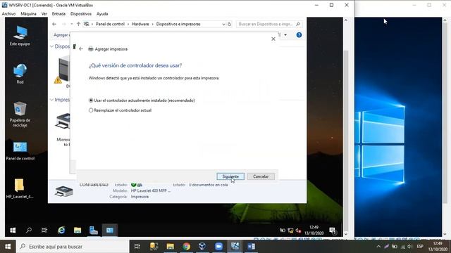 Instalar una impresora en el Servidor DC1, configurar con prioridad de impresión para cada usuario смотреть онлайн