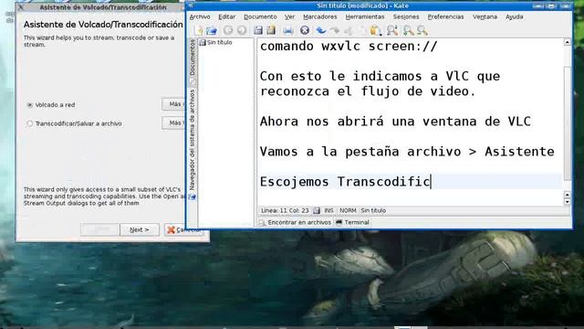 Usando VLC para Almacenar Flujo de Pantalla del Monitor смотреть онлайн
