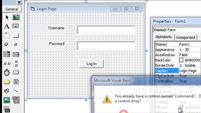 VB Tutor Creating a simple Login Page VB 6.0 смотреть онлайн